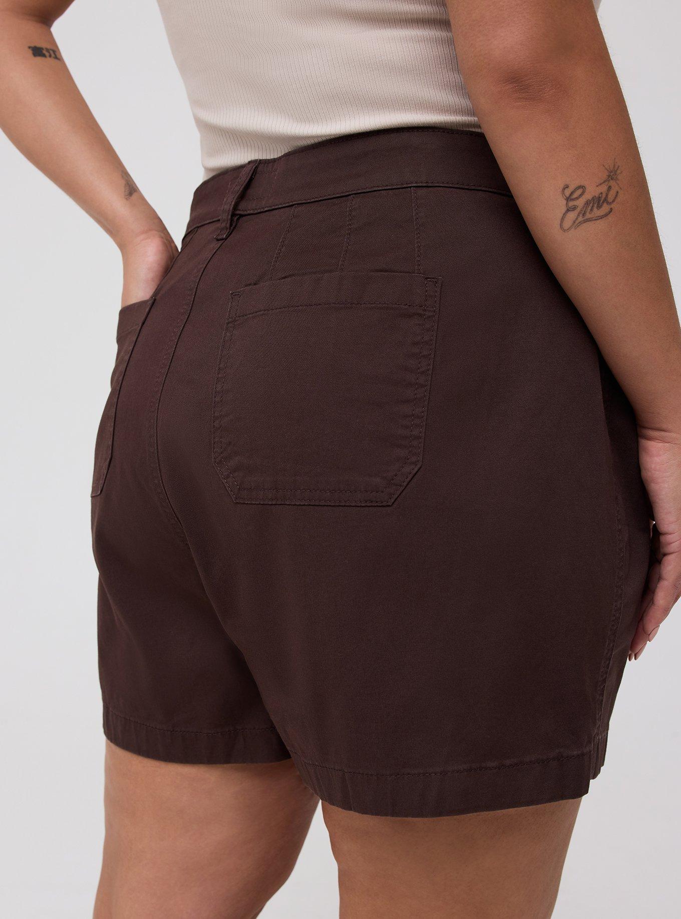 Lightweight High-Rise Twill Short, JAVA, alternate
