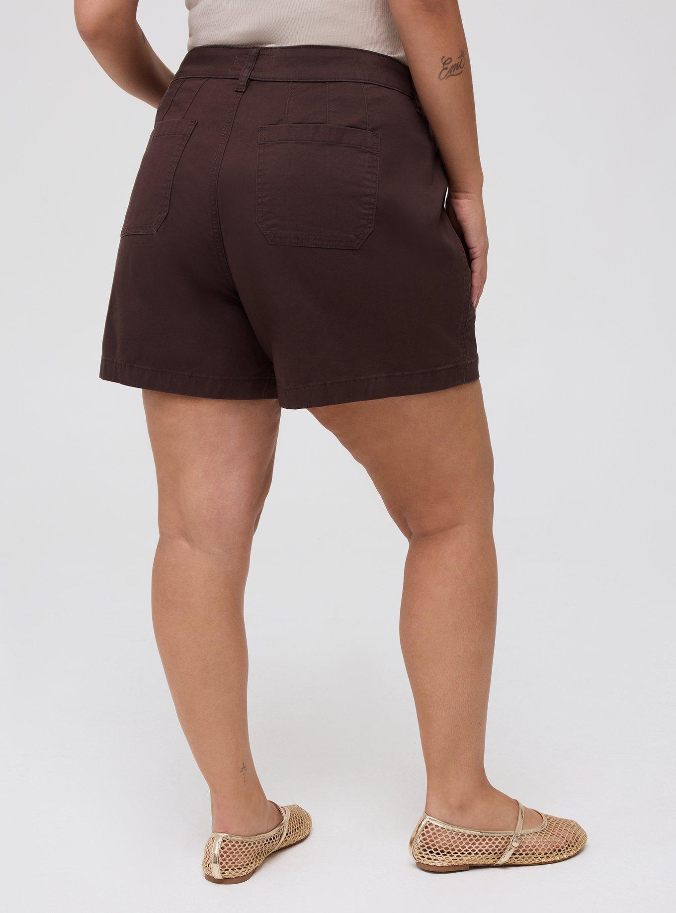 Lightweight High-Rise Twill Short, JAVA, alternate