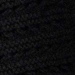 Pointelle Open Front Shrug, DEEP BLACK, swatch