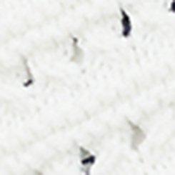 Pointelle Open Front Shrug, BLANC DE BLANC, swatch