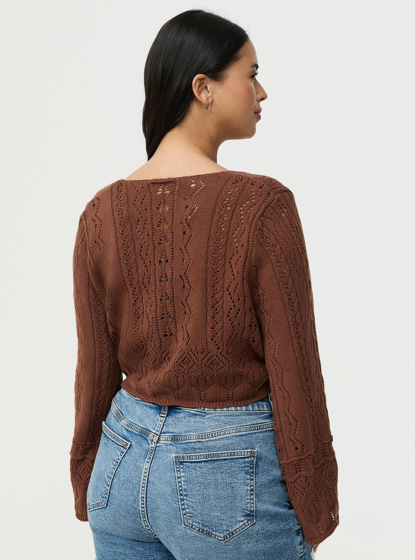 V-Neck Shrug, CAPPUCCINO, alternate