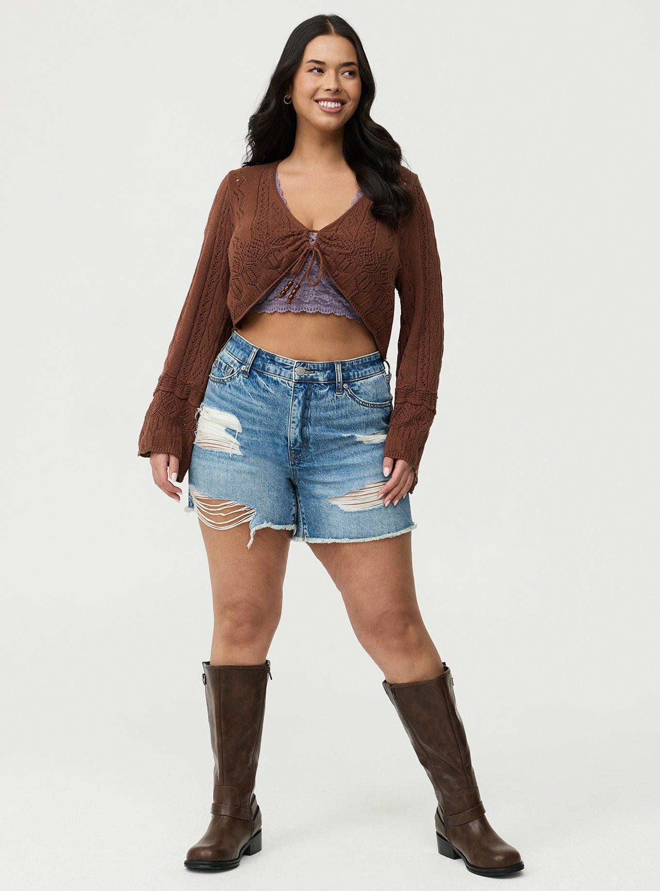 V-Neck Shrug, CAPPUCCINO, alternate