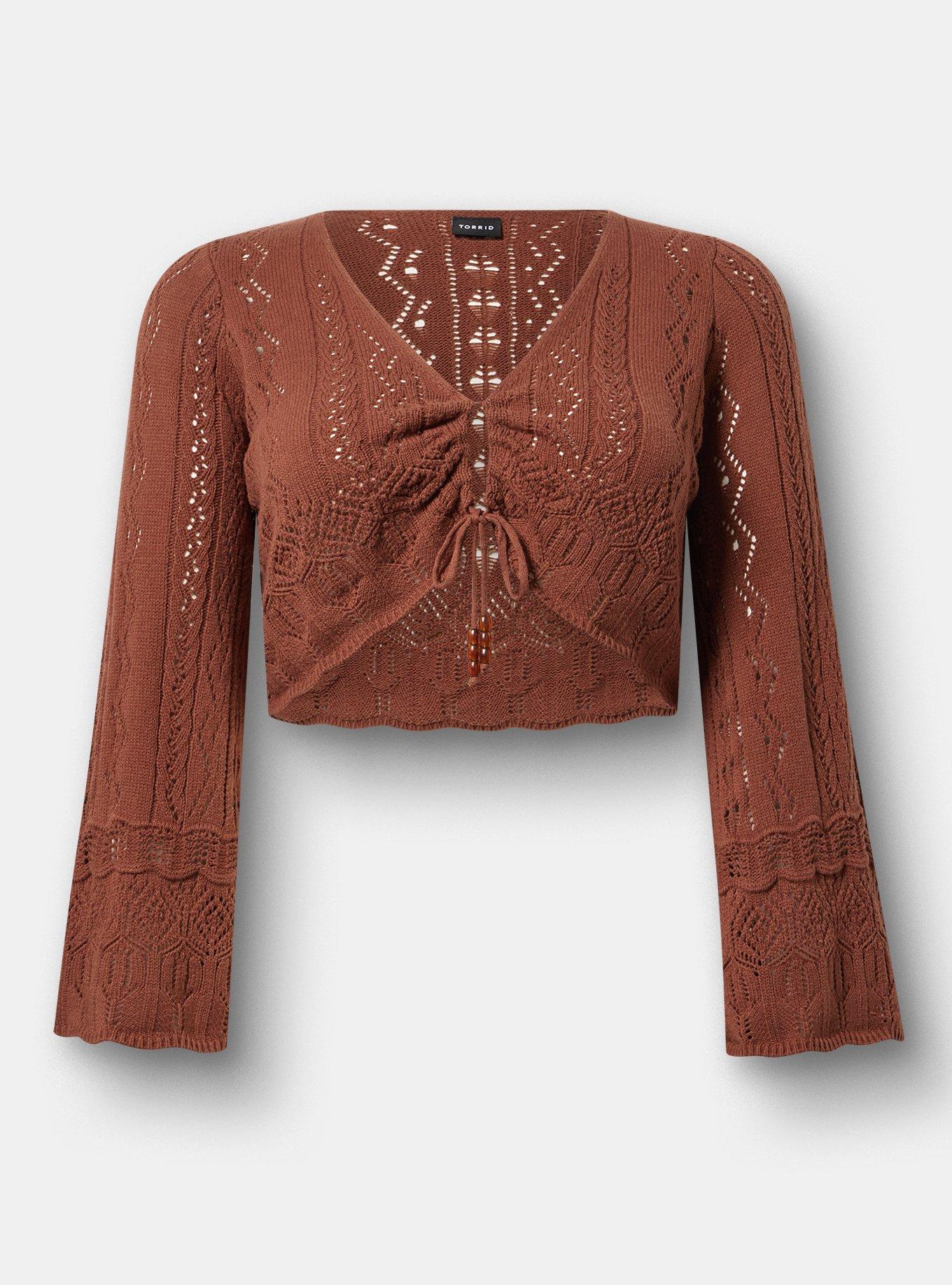 V-Neck Shrug, CAPPUCCINO, hi-res