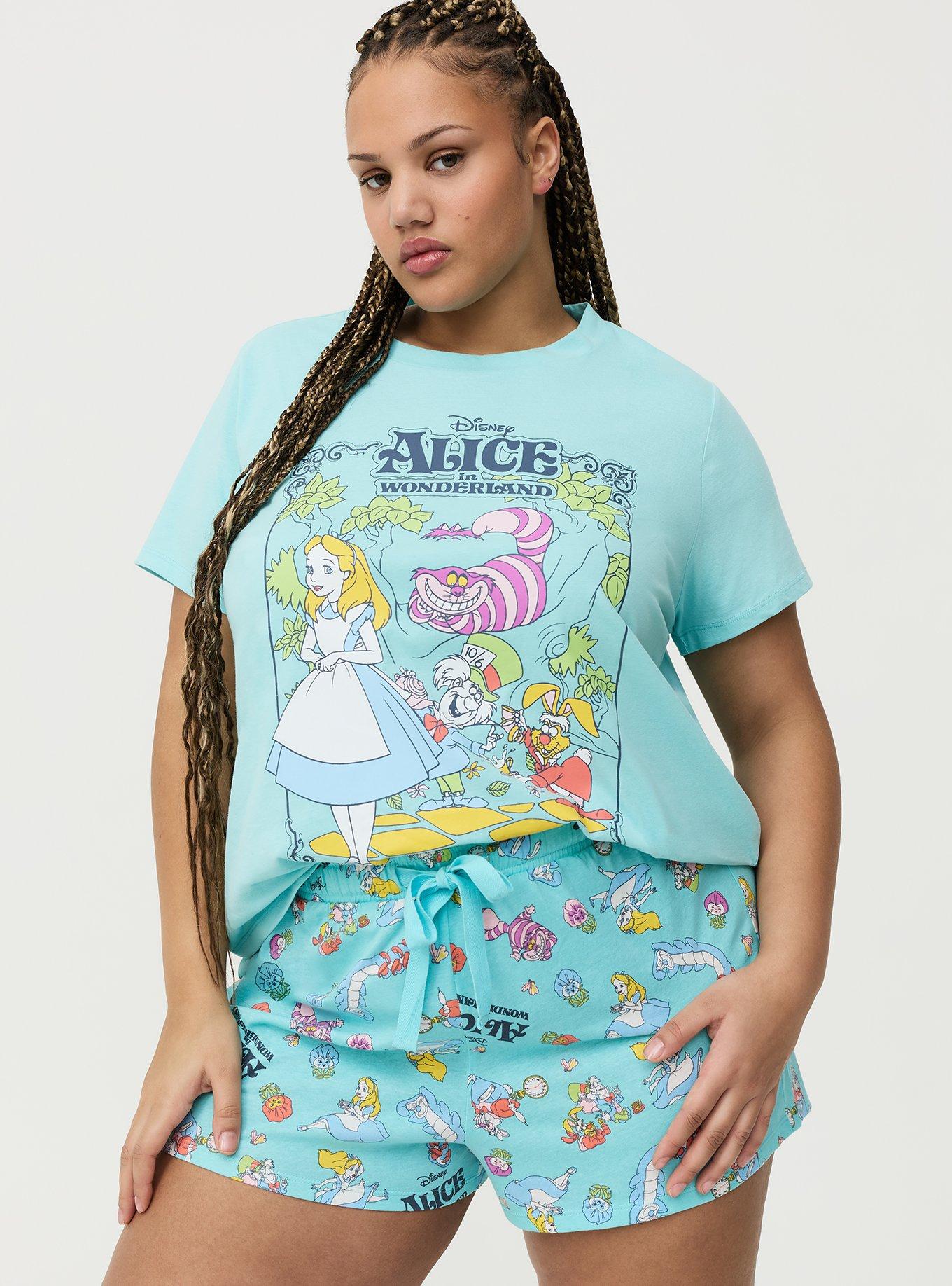 Alice In Wonderland Lounge Short, ALICE IN WONDERLAND CHAOS ANTIGUA SAND, hi-res