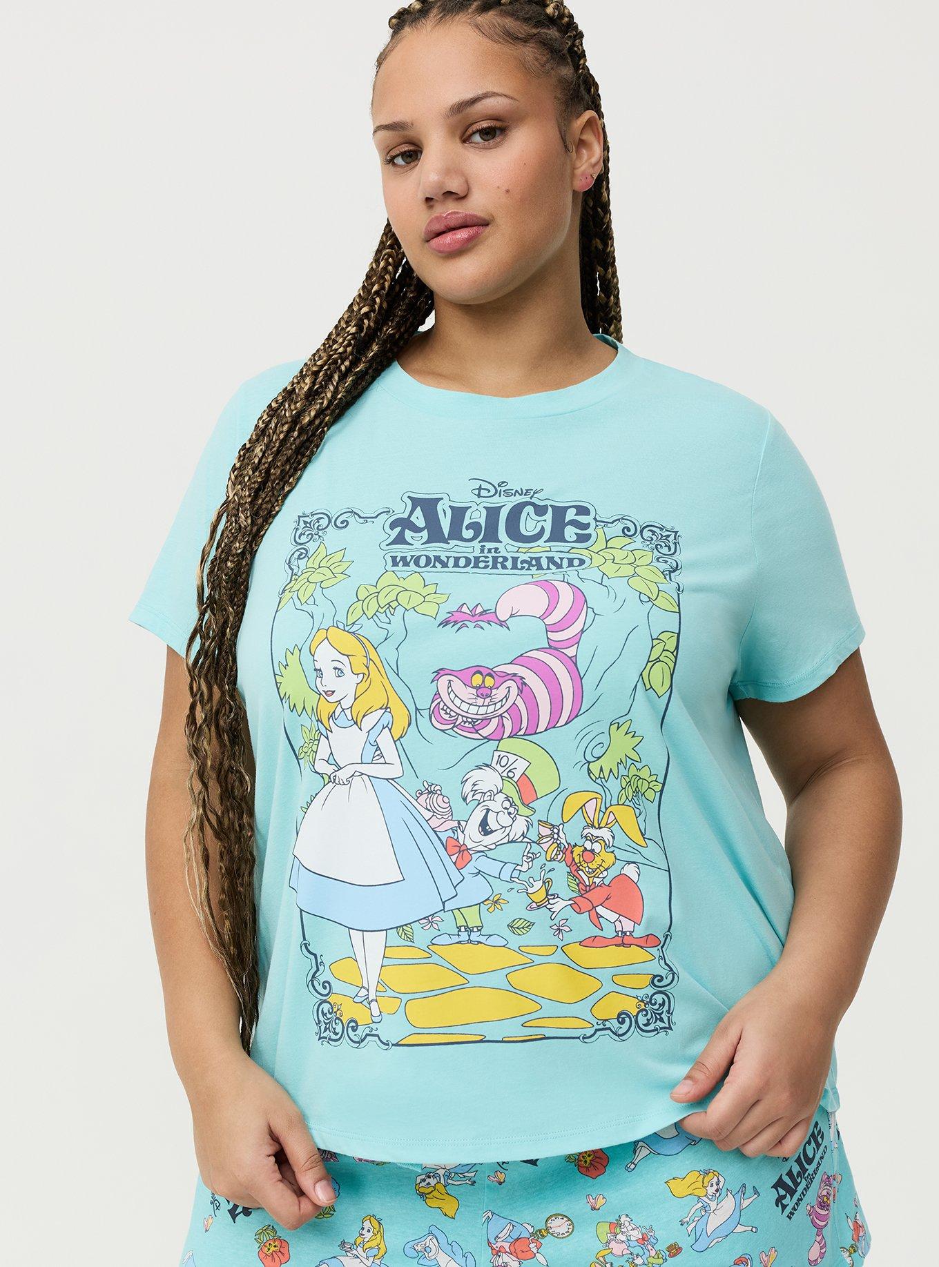 Alice In Wonderland Lounge Top, ALICE IN WONDERLAND BOOK ANTIGUA, hi-res