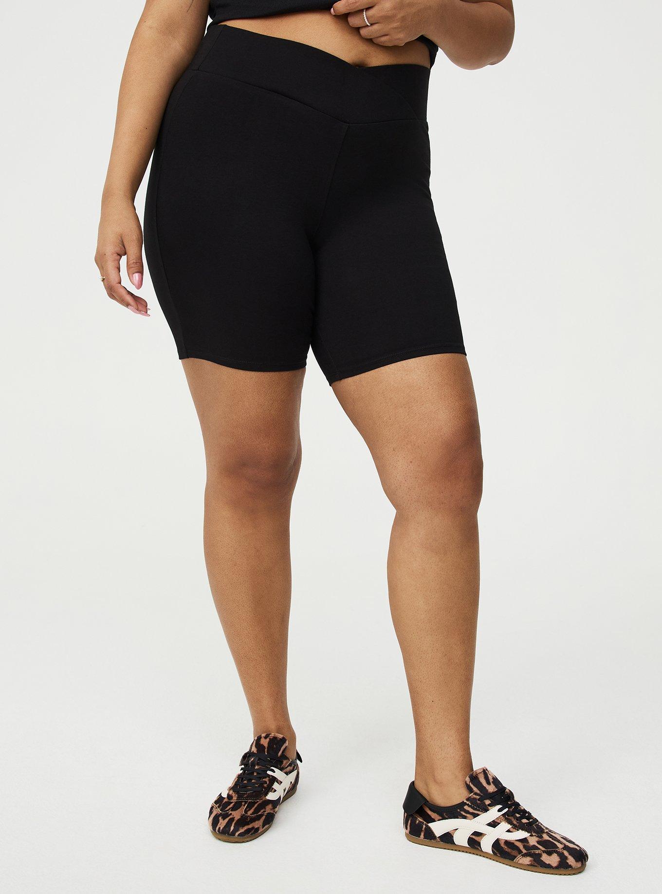7"" Crossover Waist Bike Short, DEEP BLACK, alternate