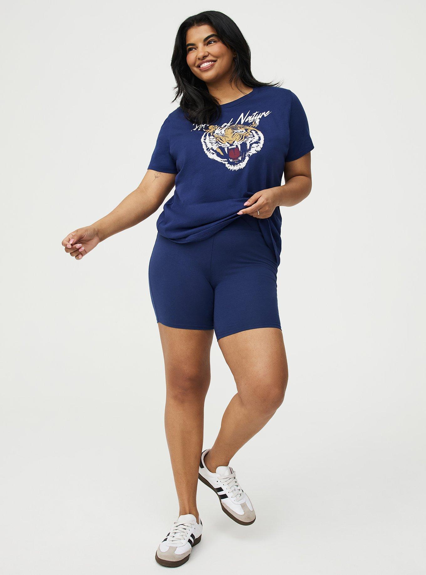 7"" Crossover Waist Bike Short, MEDIEVAL BLUE, hi-res