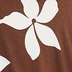 Sweetheart O-Ring Mini Dress, GABRIELLA FLORAL BROWN, swatch