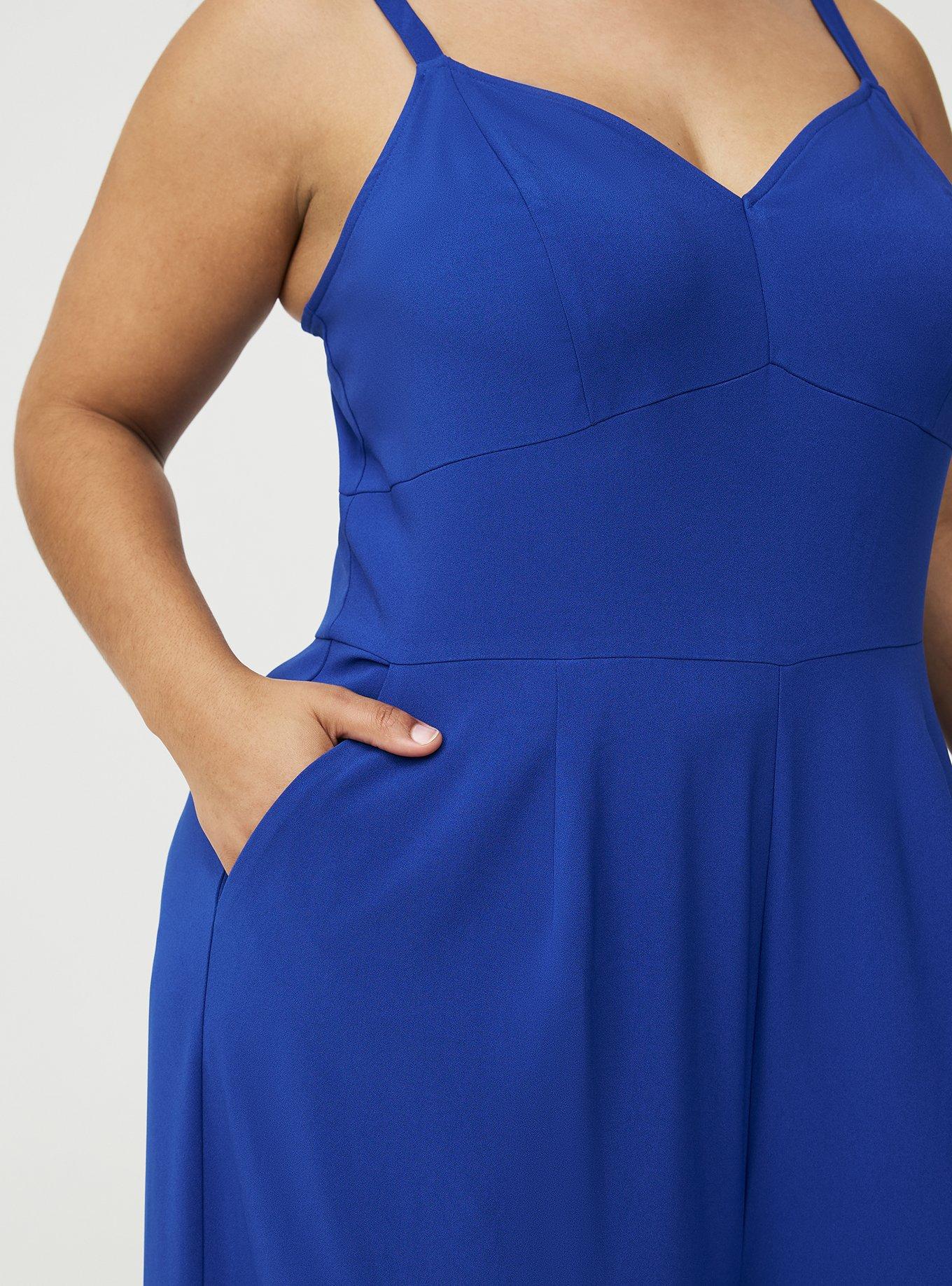 Studio Crepe Wide Leg Jumpsuit, SURF THE WEB, alternate