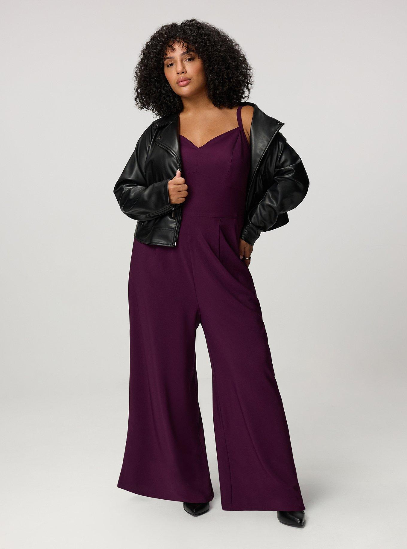 Studio Crepe Wide Leg Jumpsuit, WINTER BLOOM, alternate