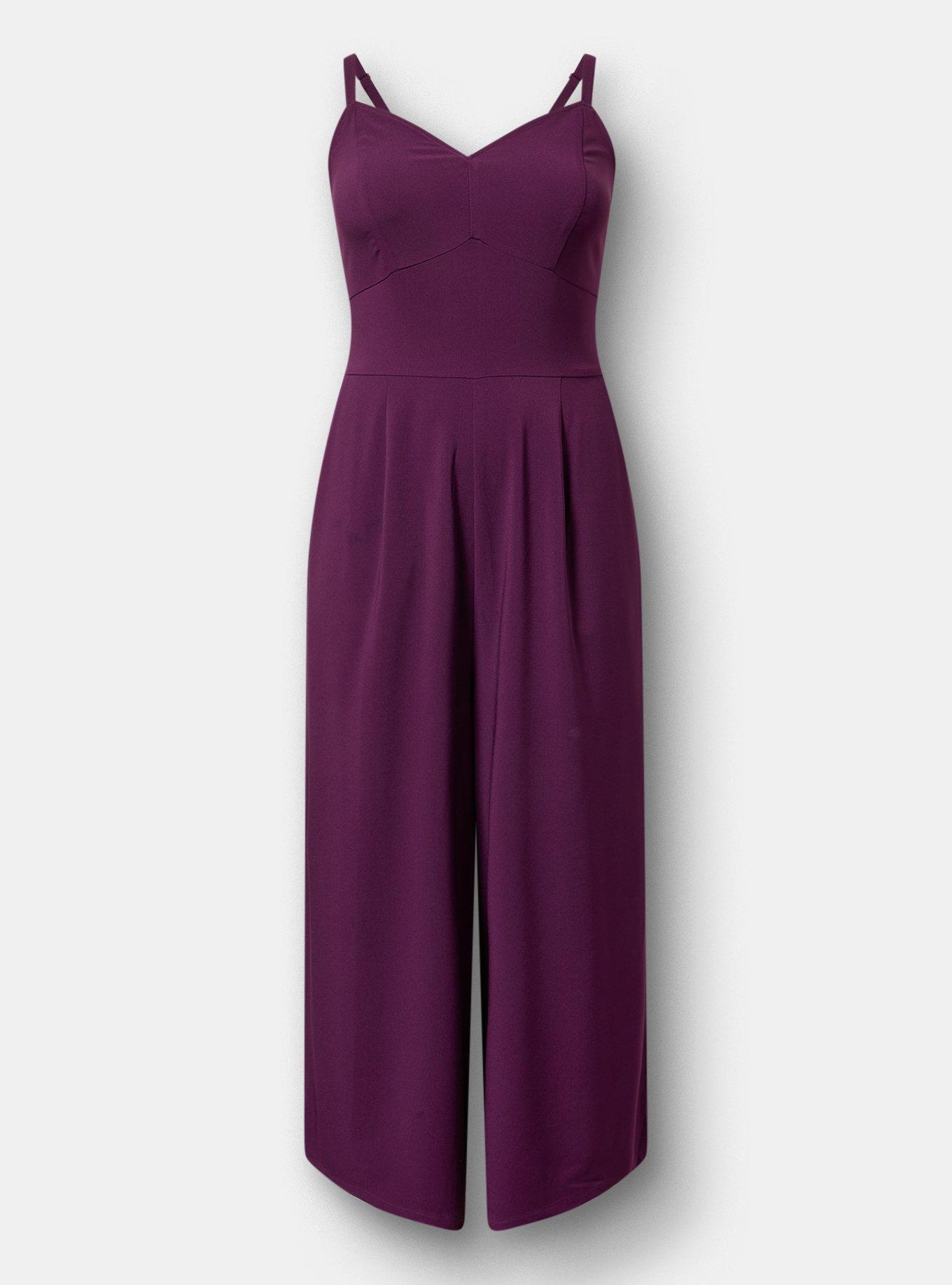 Studio Crepe Wide Leg Jumpsuit, WINTER BLOOM, flat