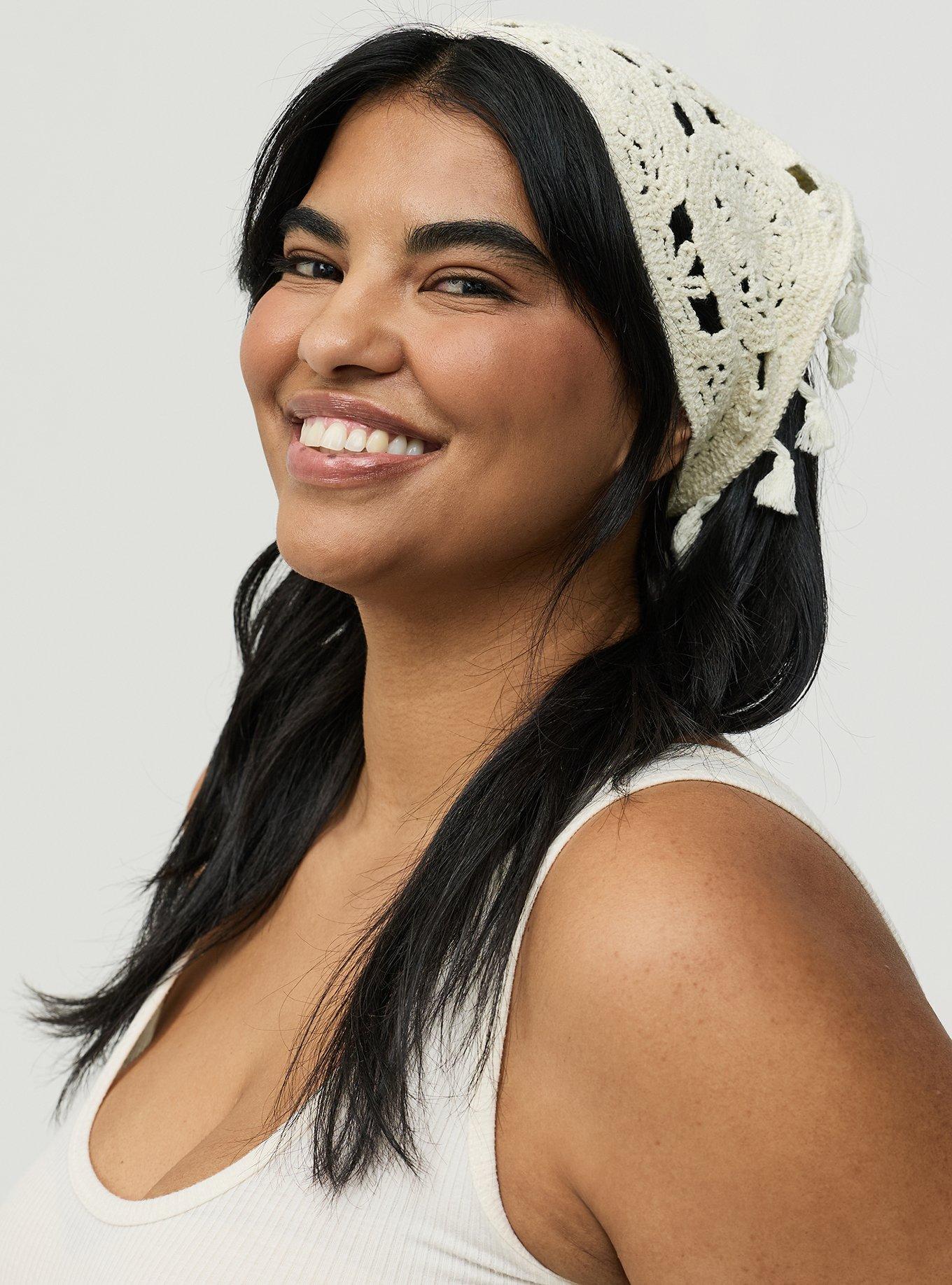 Crochet Headscarf, , alternate