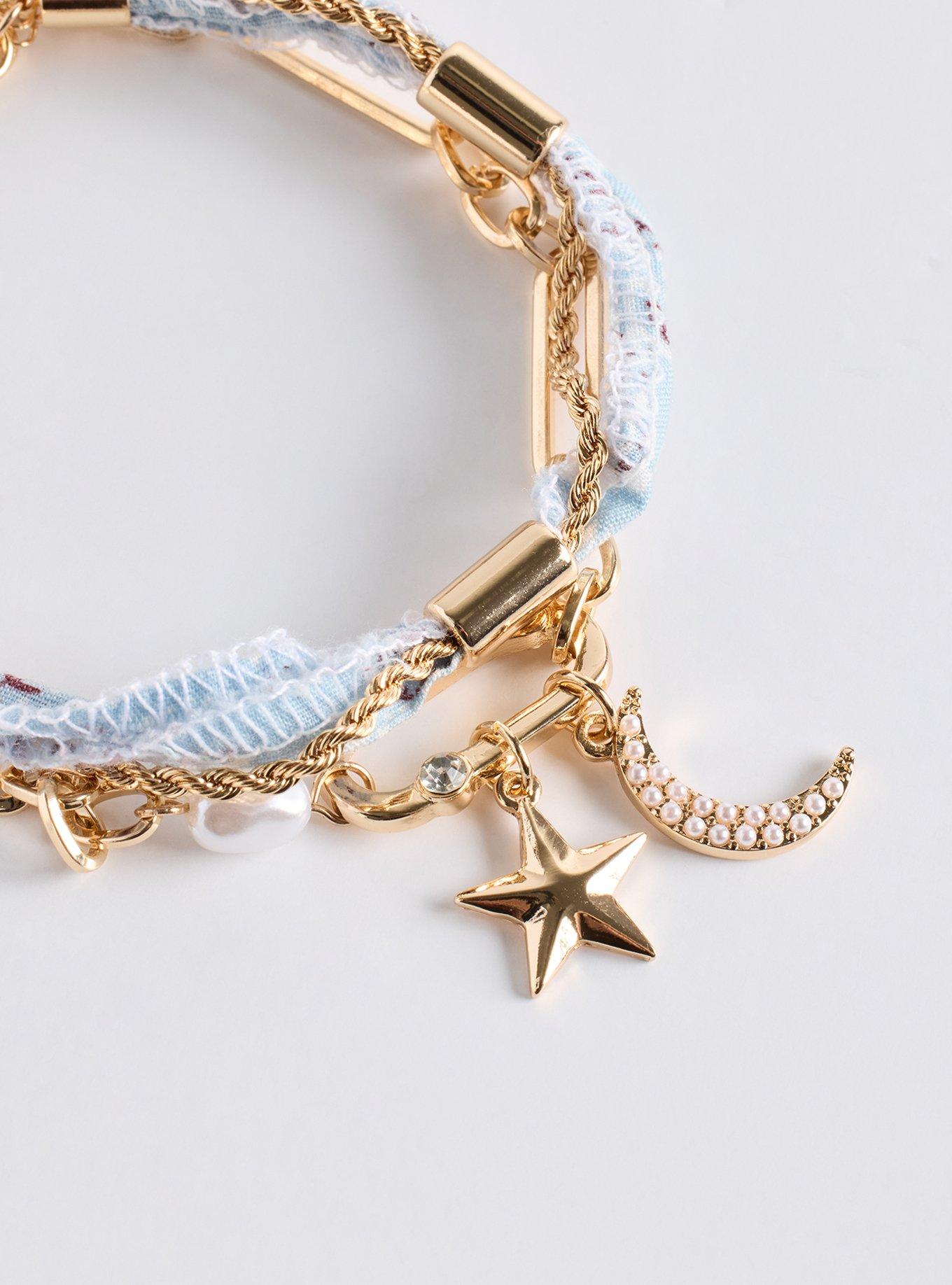 Scarf Charm Bracelet Set, , alternate