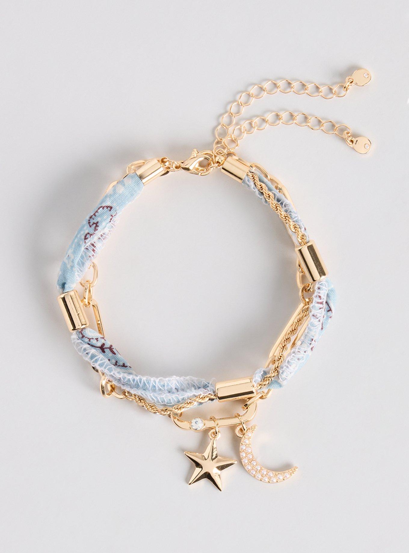 Scarf Charm Bracelet Set, , hi-res