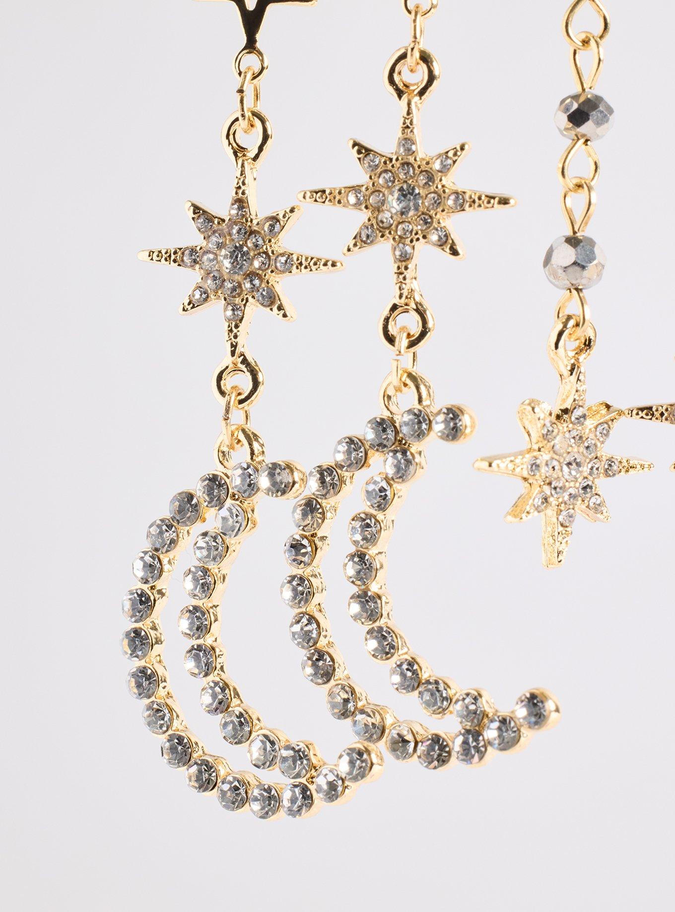 Celestial Linear Earring Set, , alternate