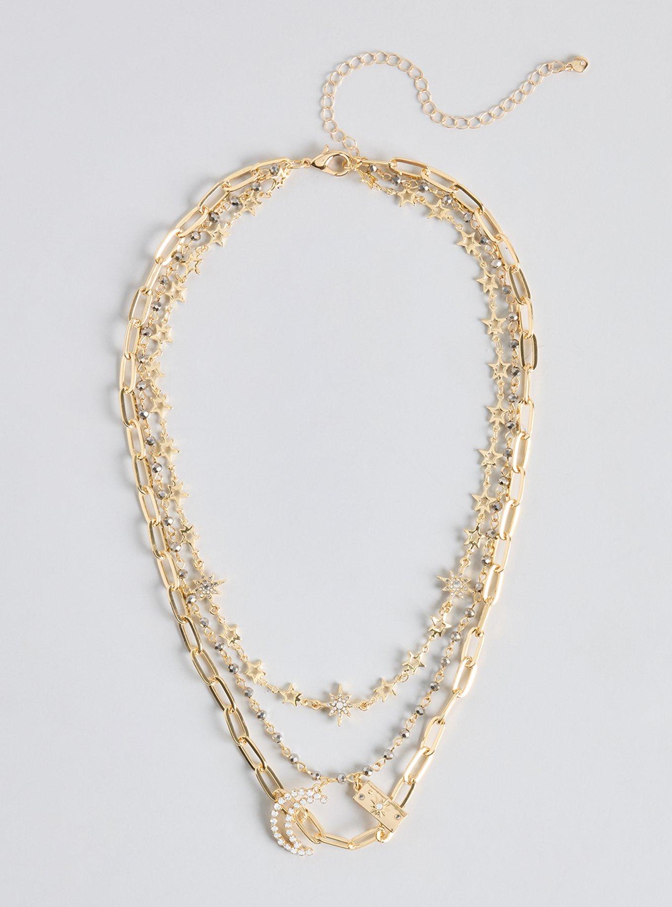 Celestial Link Layered Necklace, , hi-res