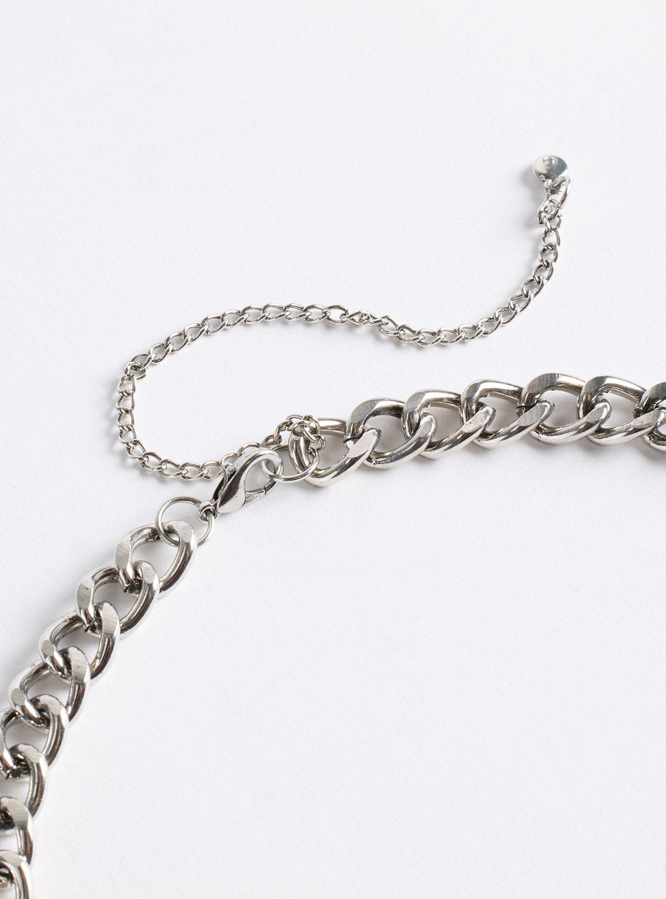 Interwoven Link Heart Necklace, , alternate