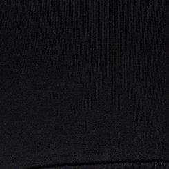 Super Soft Shirred Bodice Babydoll Top, DEEP BLACK, swatch