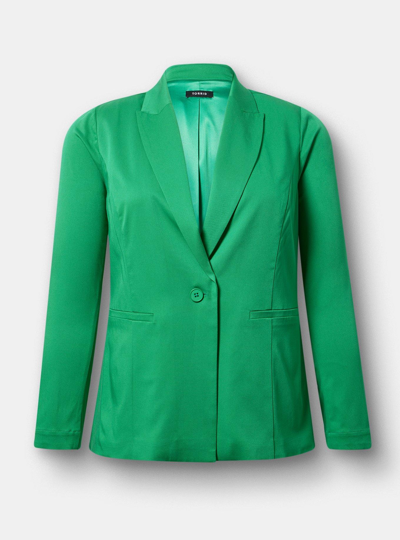Modern Challis Blazer, JELLY BEAN, hi-res