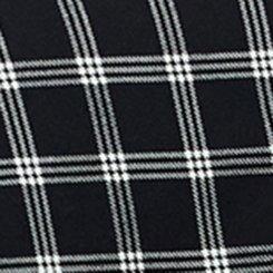 Modern Challis Blazer, ISLA PLAID DEEP BLACK, swatch