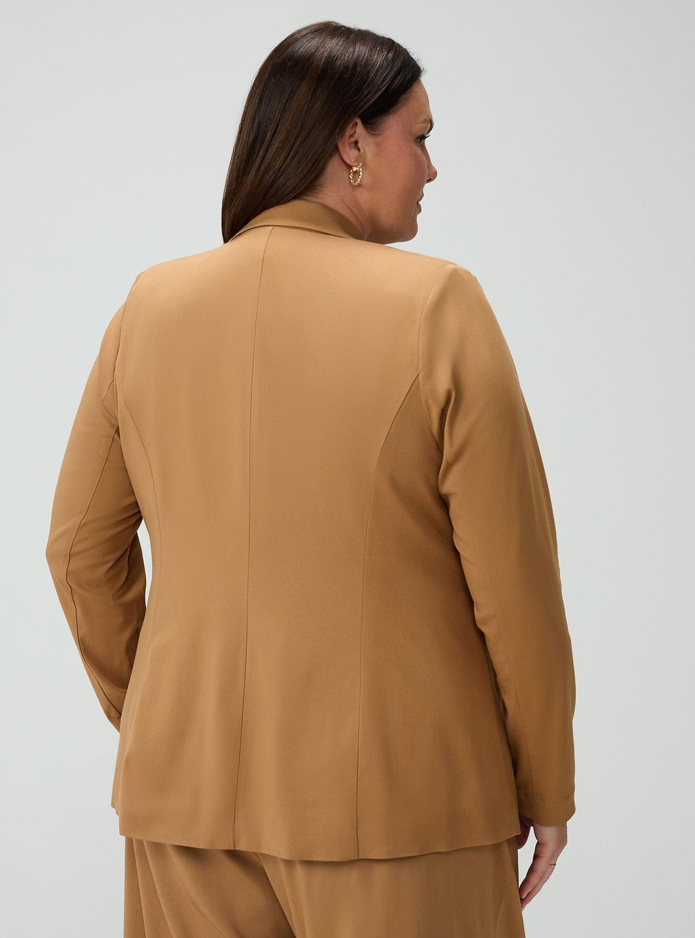 Modern Challis Blazer, CHIPMUNK, alternate