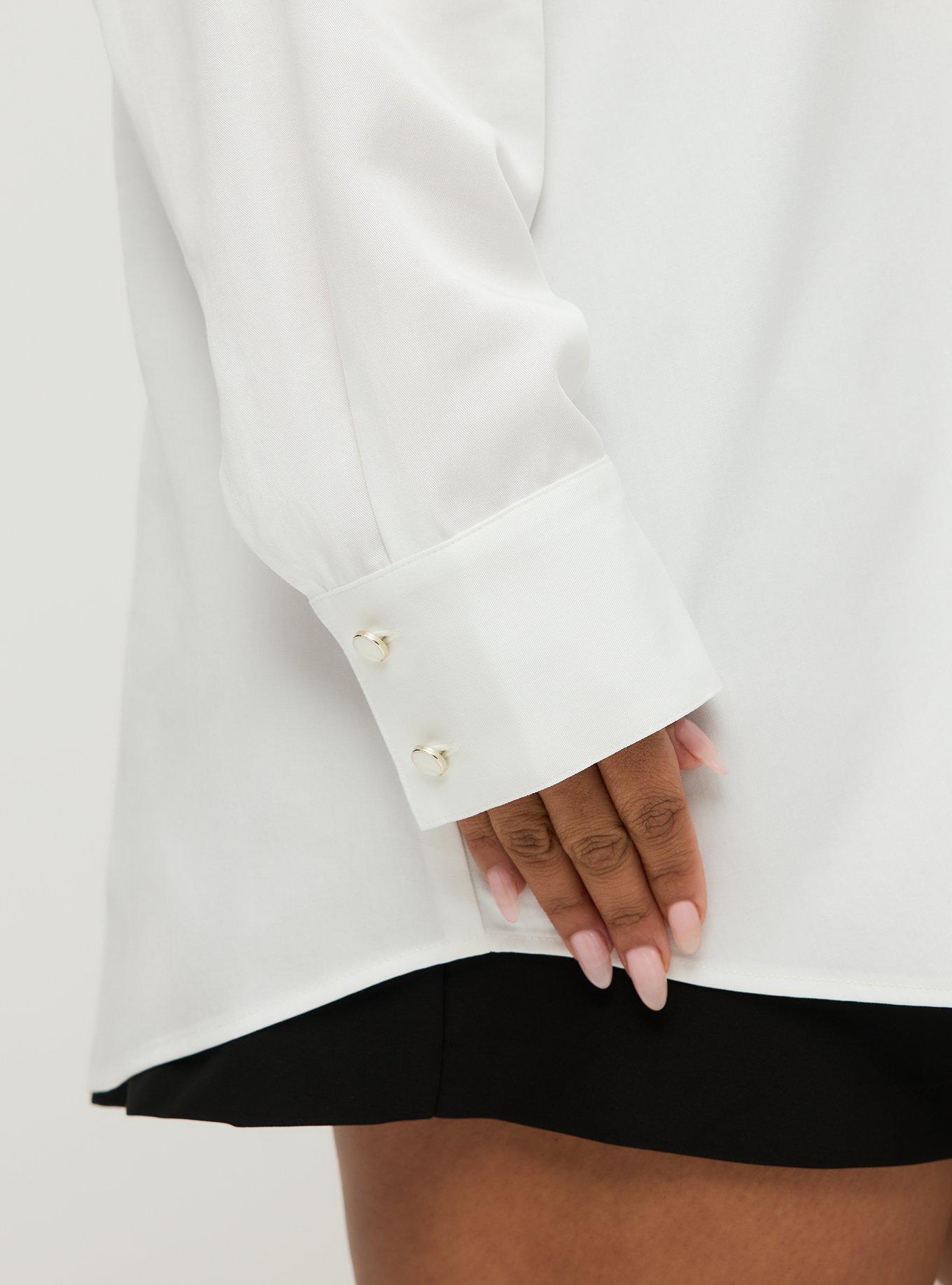 Studio Relaxed Fit Button Up Shirt, BLANC DE BLANC, alternate