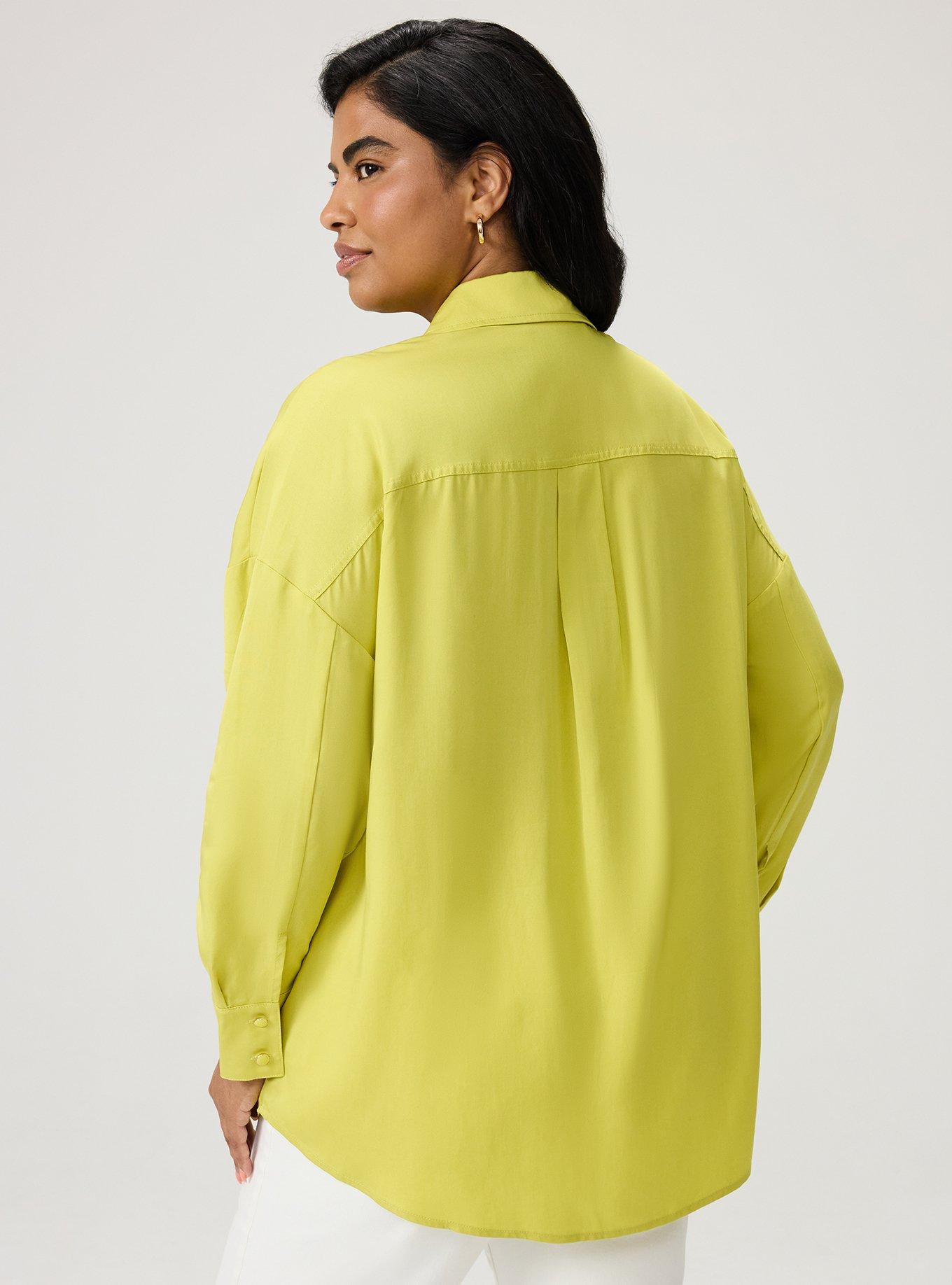 Studio Relaxed Fit Button Up Shirt, WARM OLIVE, alternate