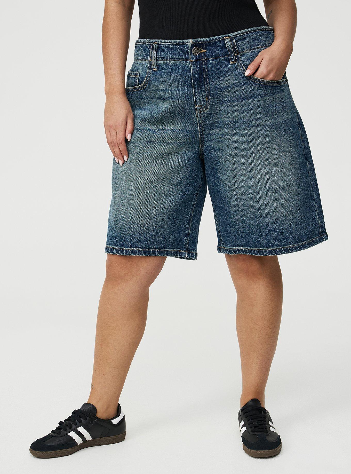 Baggy Denim Jort, RUSTY NAIL, alternate
