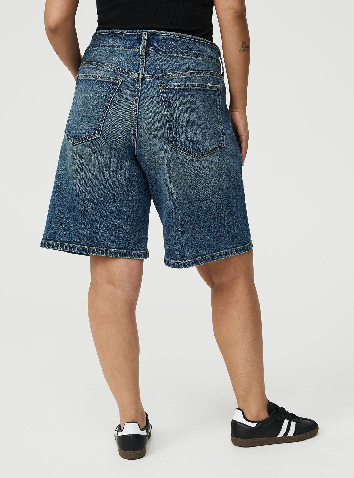 Baggy Denim Jort, RUSTY NAIL, alternate