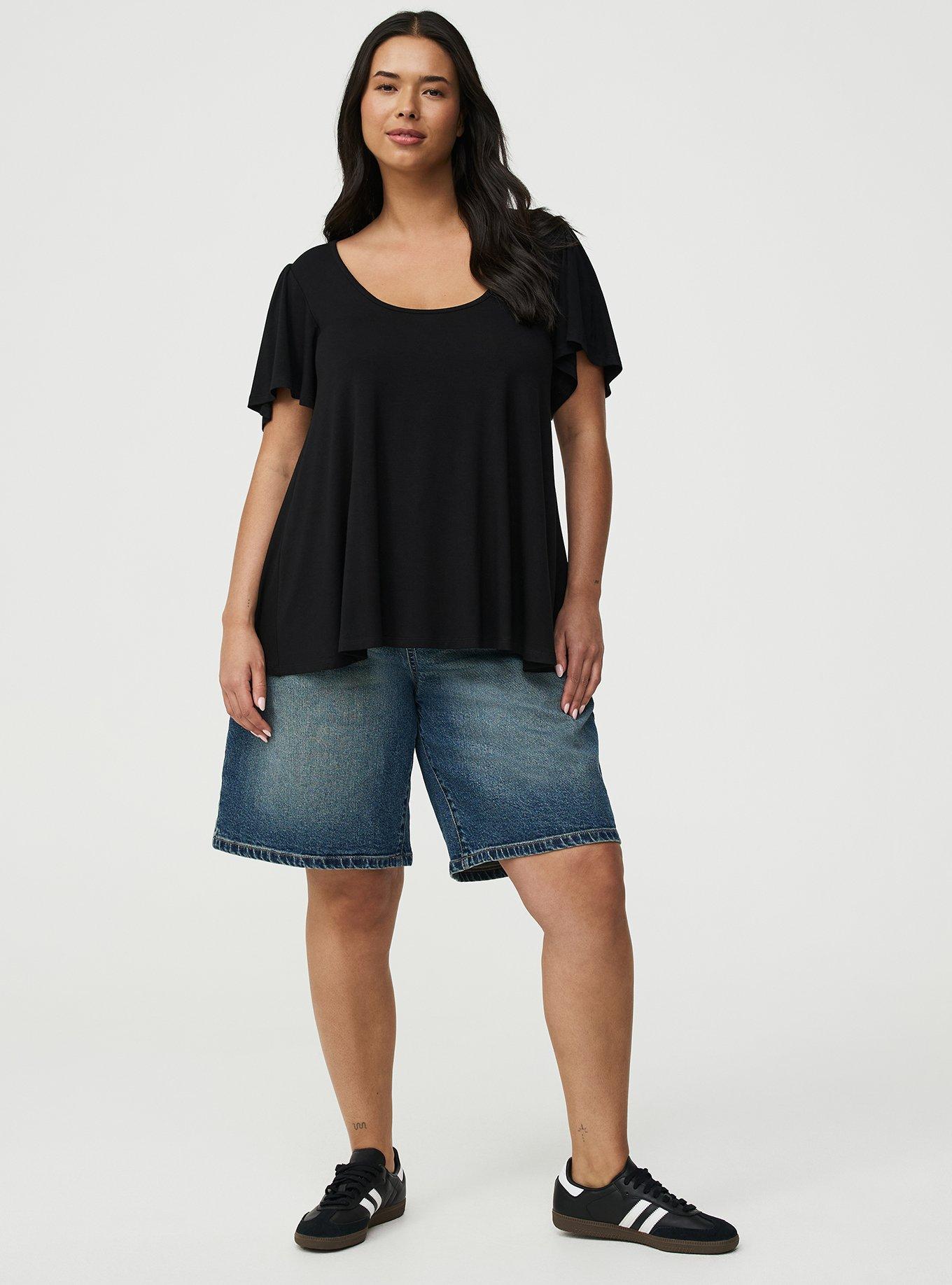 Baggy Denim Jort, RUSTY NAIL, alternate