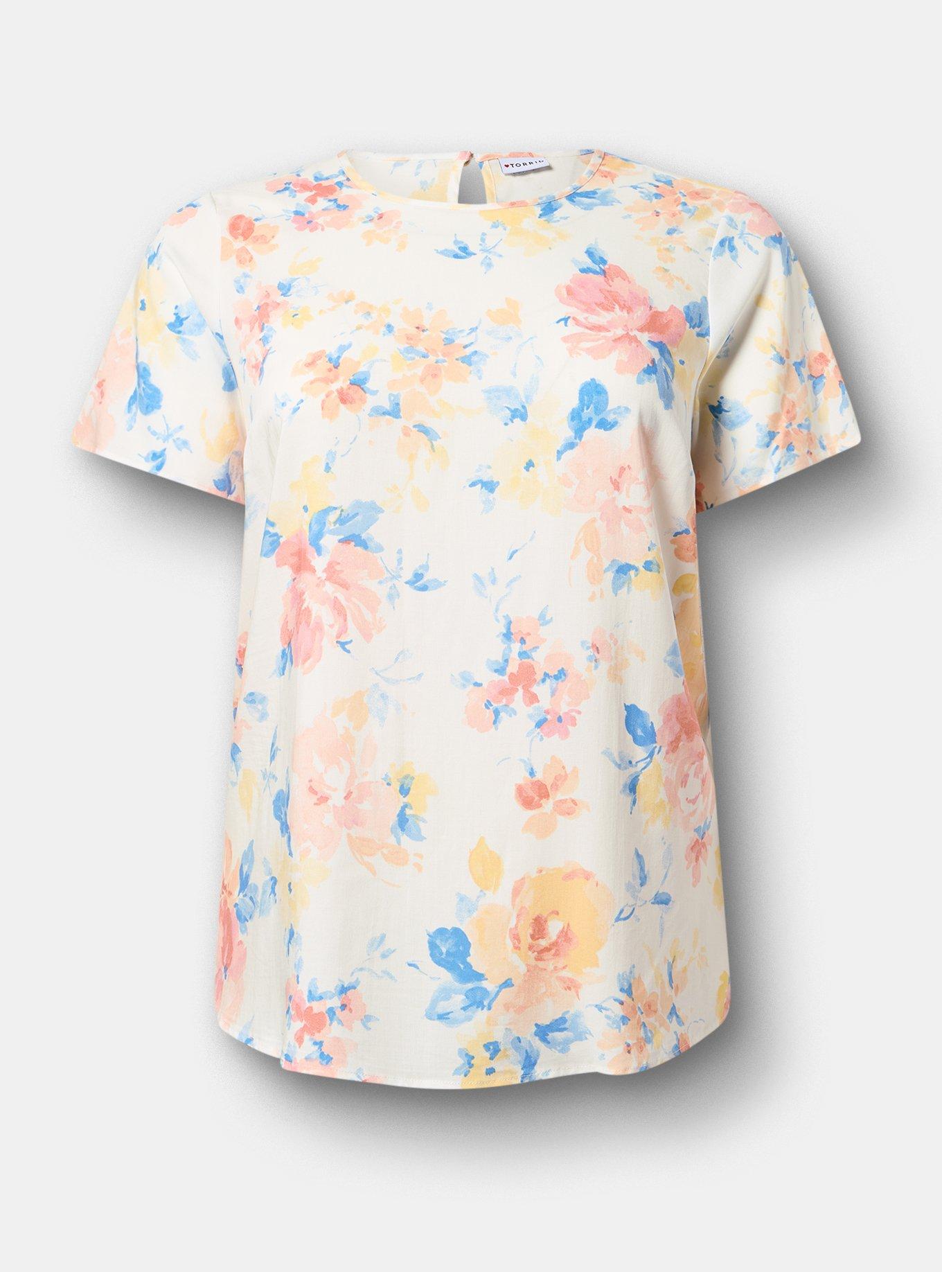 Abbey Challis Top, EXCELL FLORAL MULTI, hi-res