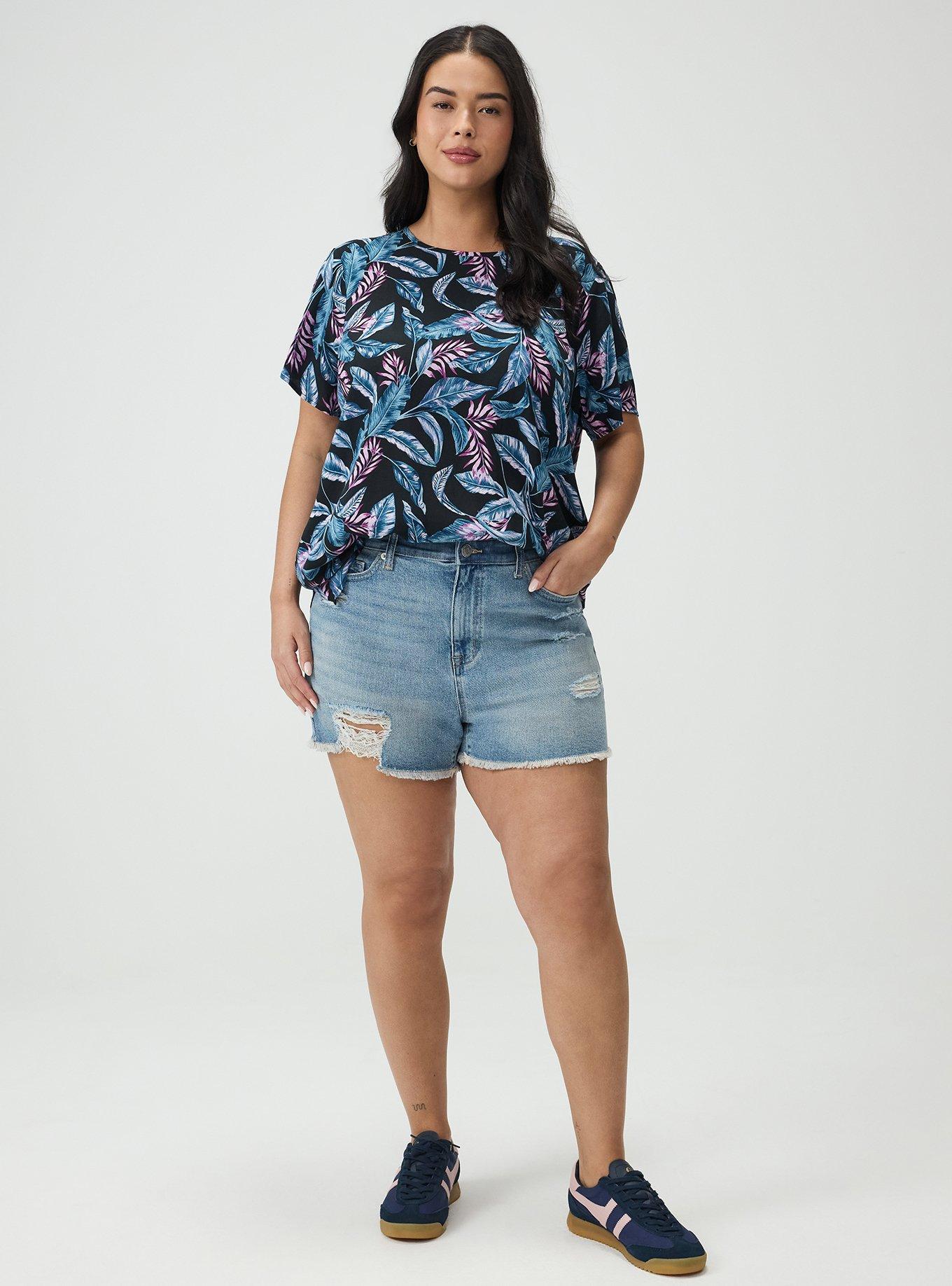 Abbey Challis Top, PRETTY TROPICAL MULTI, alternate