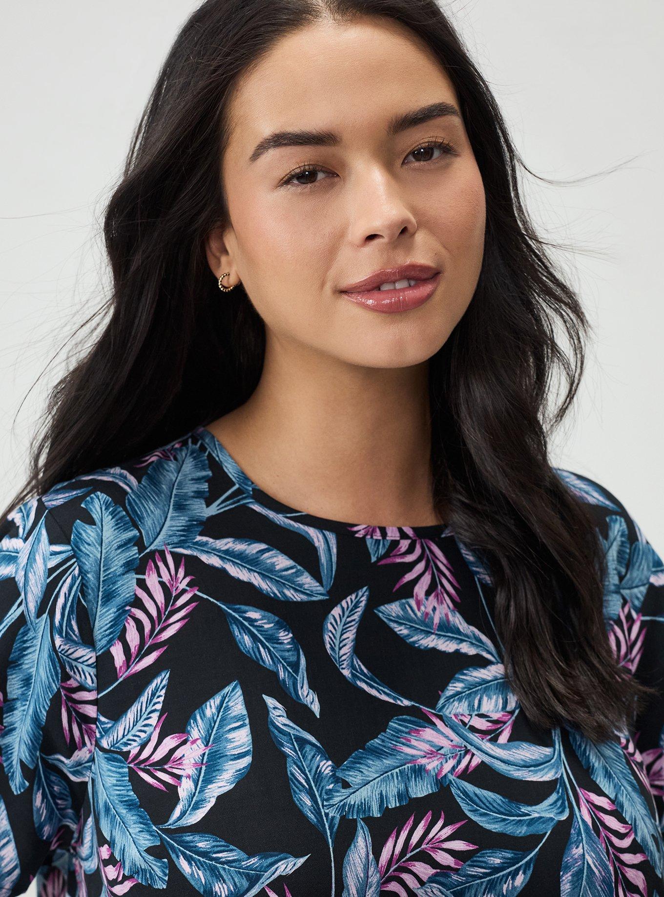 Abbey Challis Top, PRETTY TROPICAL MULTI, alternate