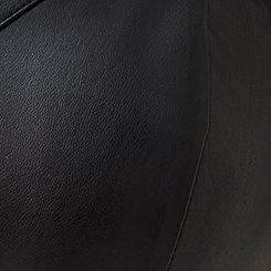 Nightfall Lace-Up Crop Top, DEEP BLACK, swatch