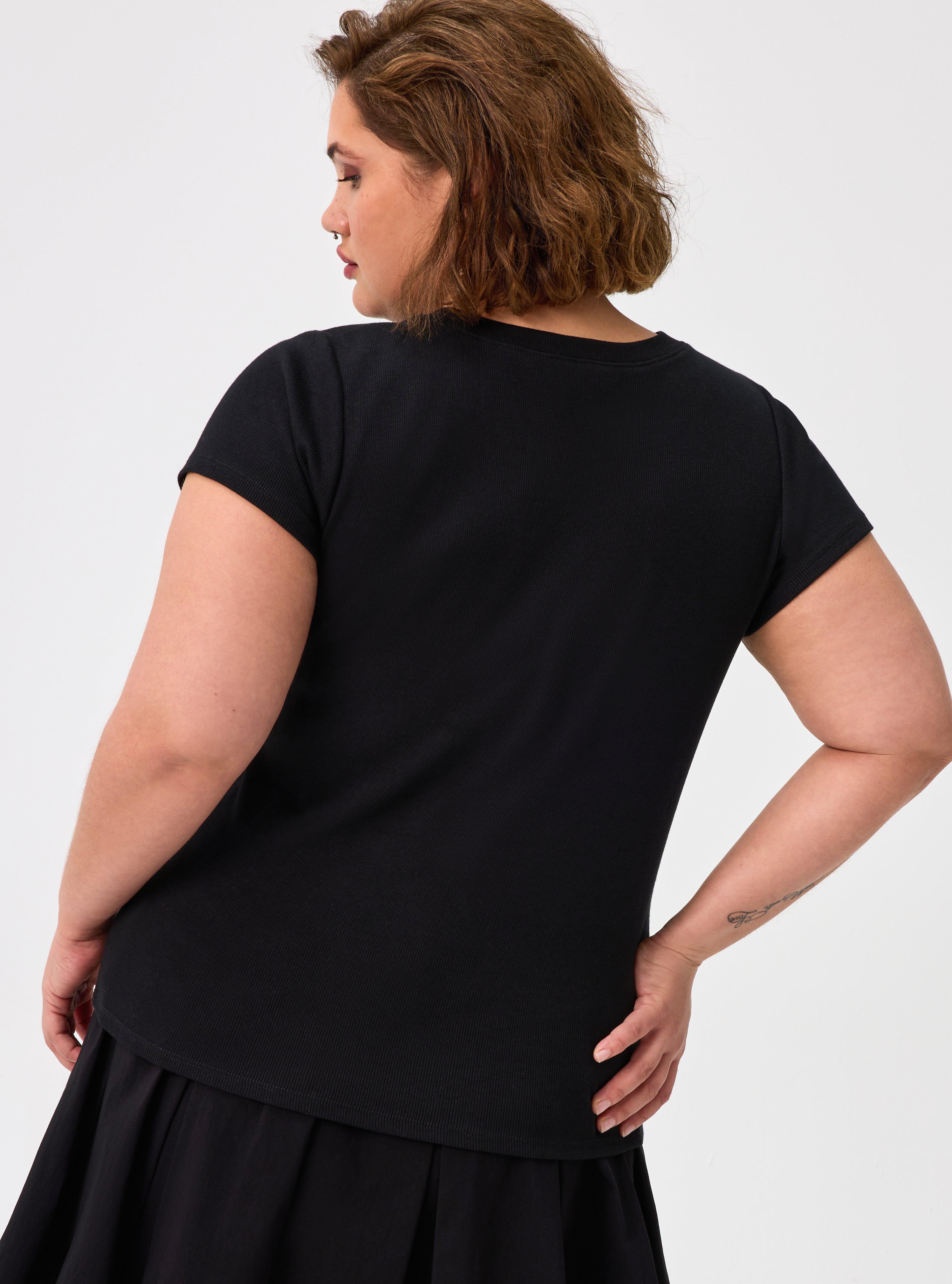 NIGHTFALL CREW NECK BABY TEE, THORNED HEART SPIDER, alternate