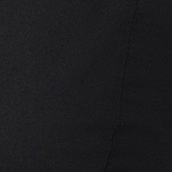 Retro Chic V-Neck Bow Dress, DEEP BLACK, swatch