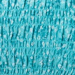 Challis Smocked Babydoll, PAINTED DITSY FLORAL BLUE, swatch