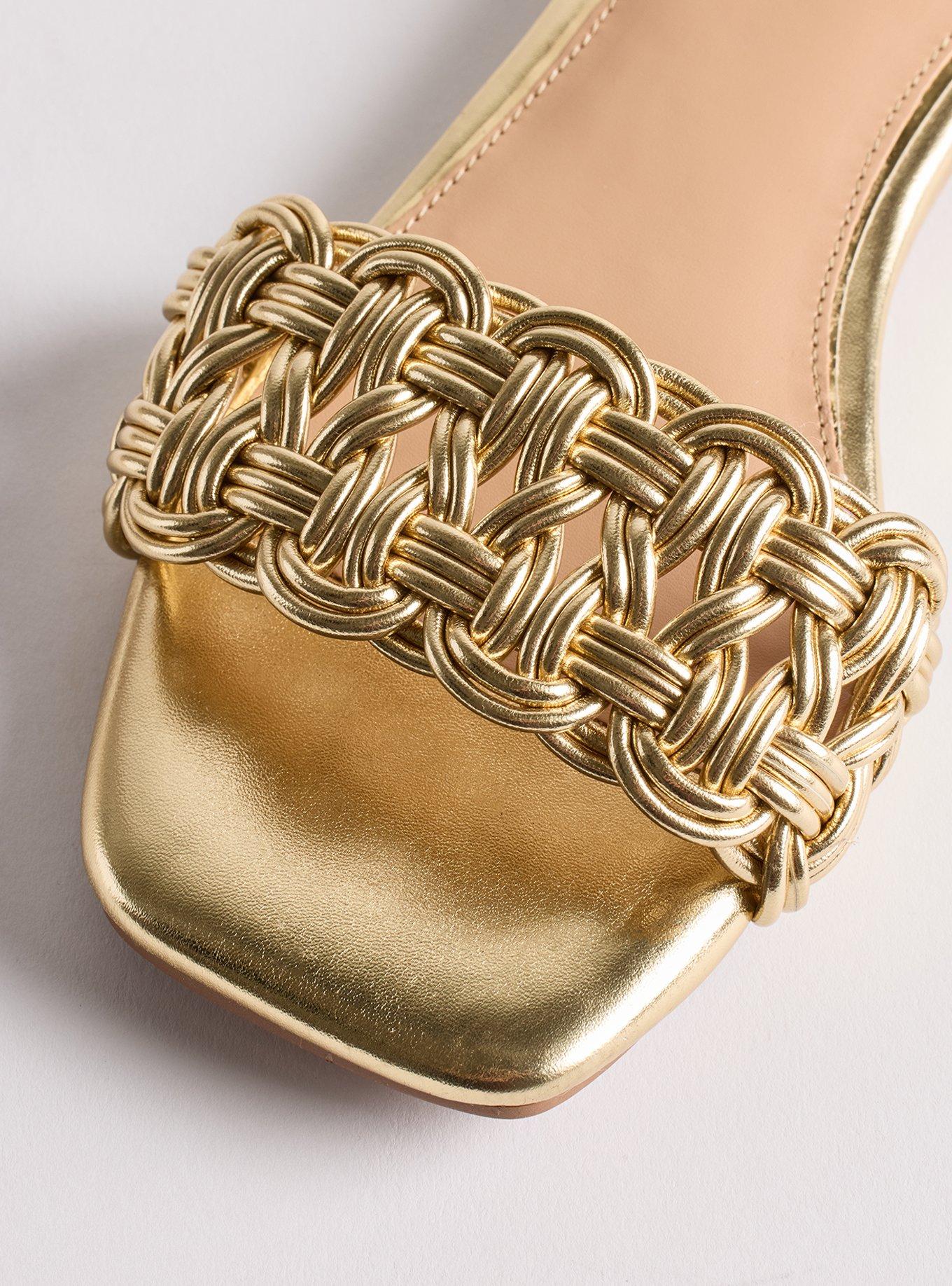 Woven Slide (WW), GOLD, alternate