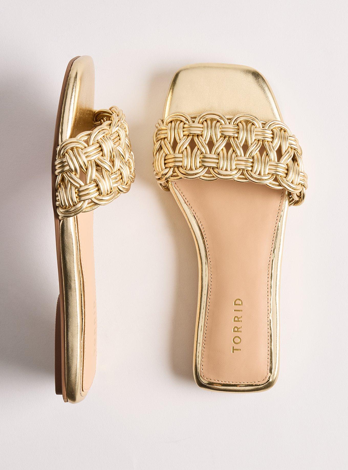 Woven Slide (WW), GOLD, hi-res