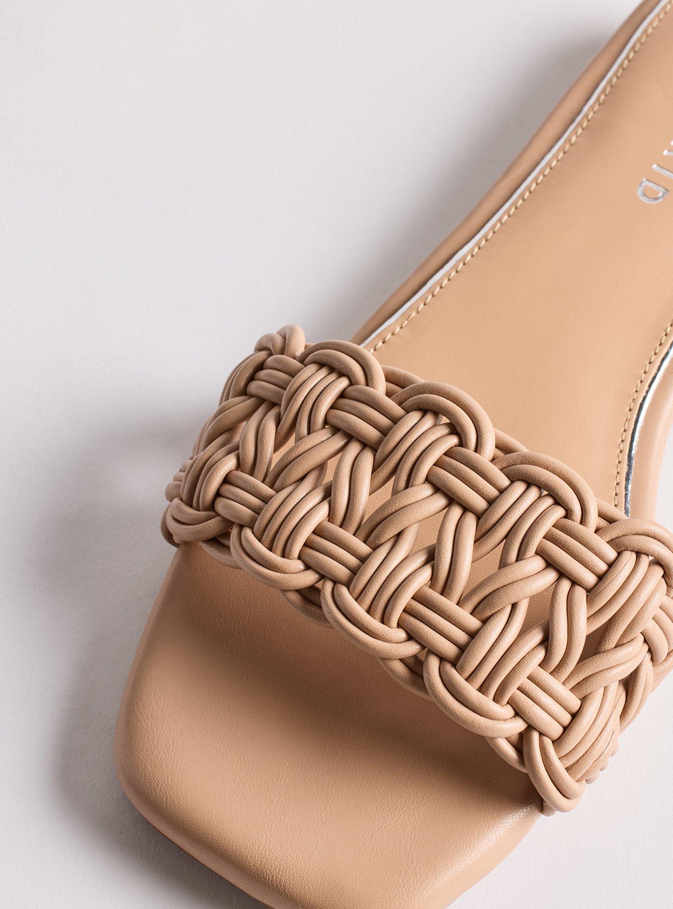 Woven Slide (WW), NUDE, alternate