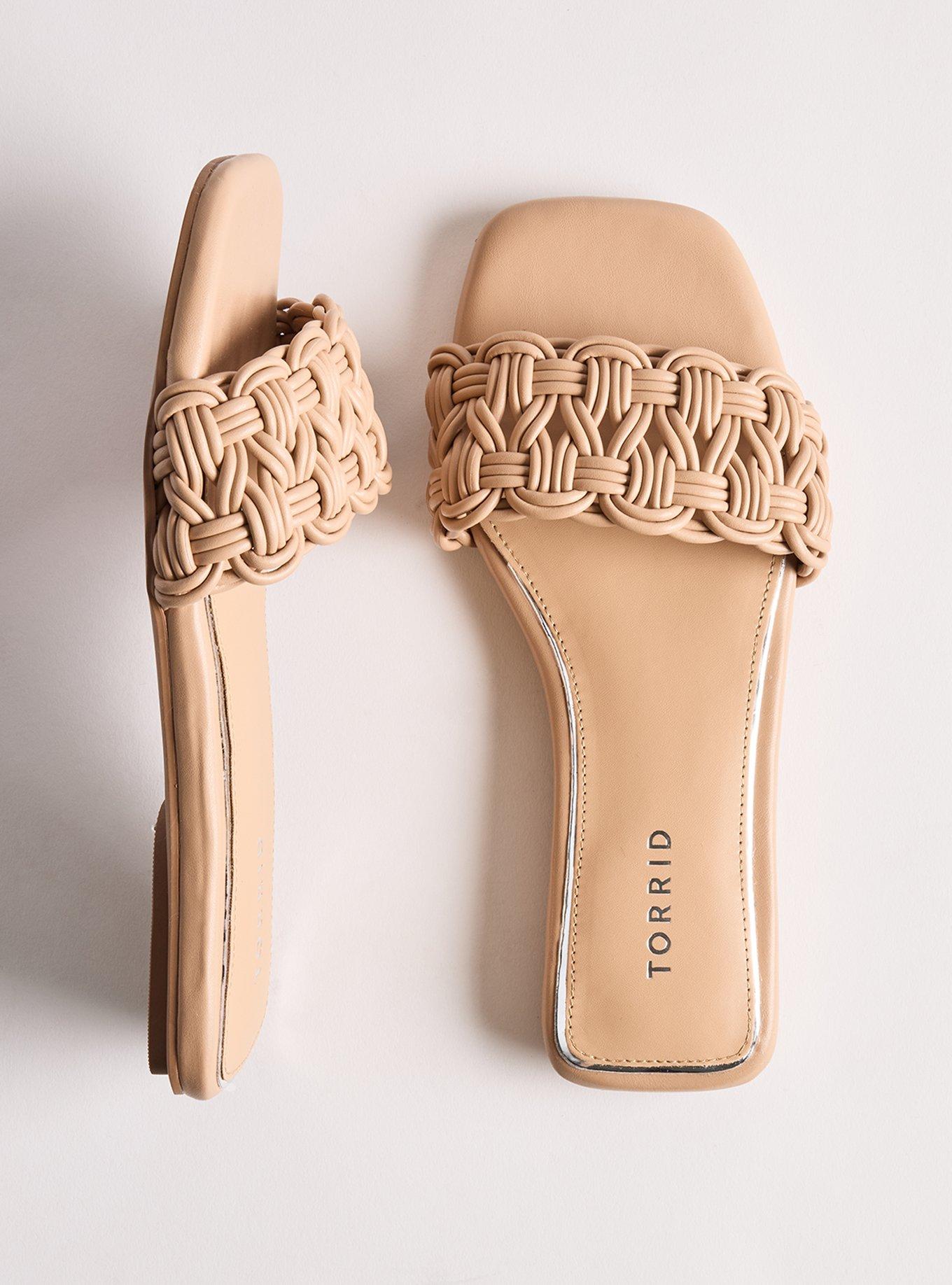 Woven Slide (WW), NUDE, hi-res