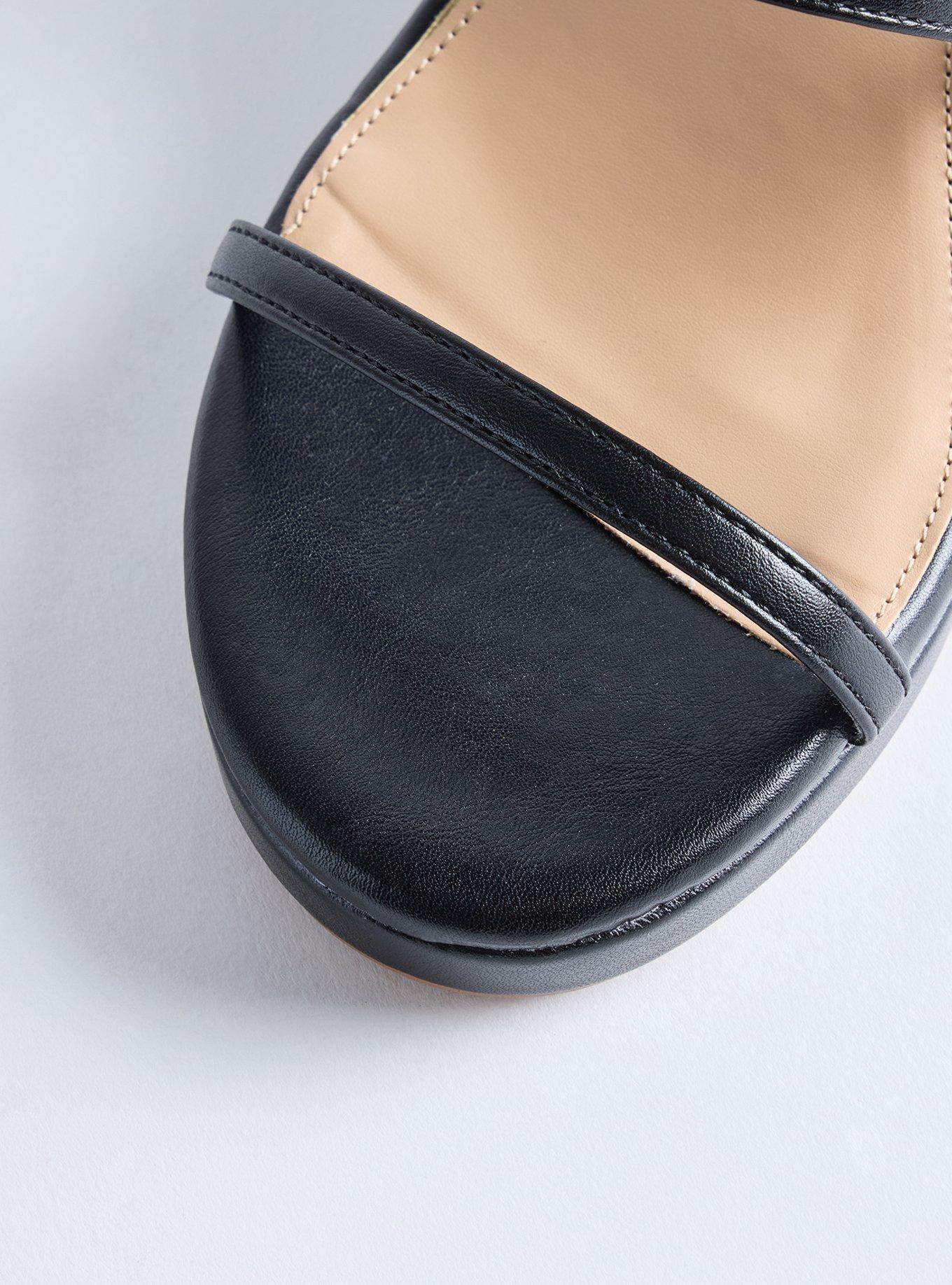 Triple Strap Wedge (WW), BLACK, alternate
