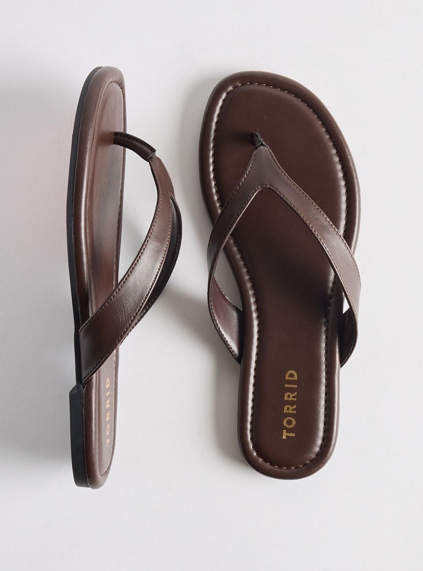 Flip Flop (W), DARK BROWN, hi-res