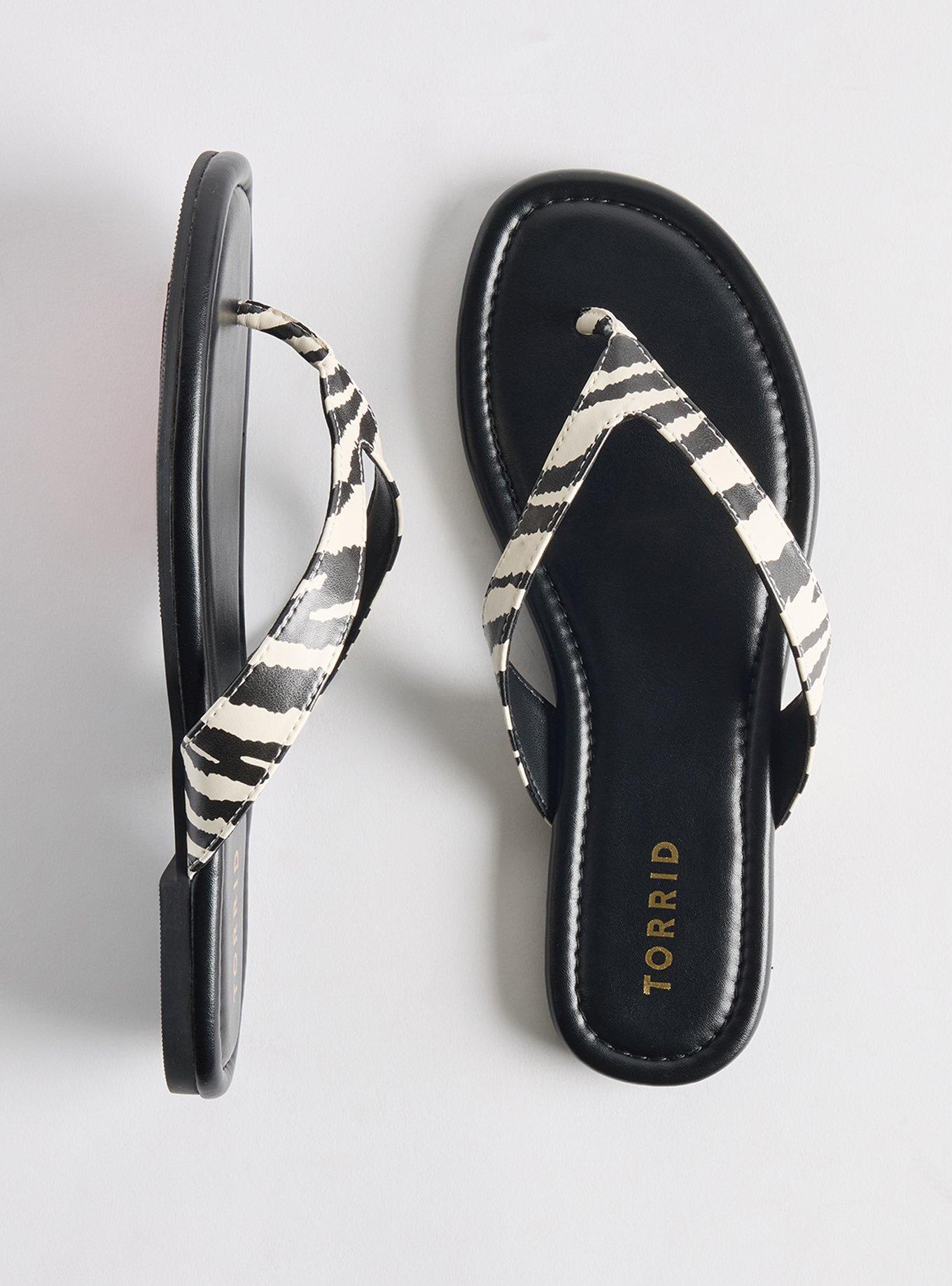 Flip Flop (W), ZEBRA BLACK, hi-res