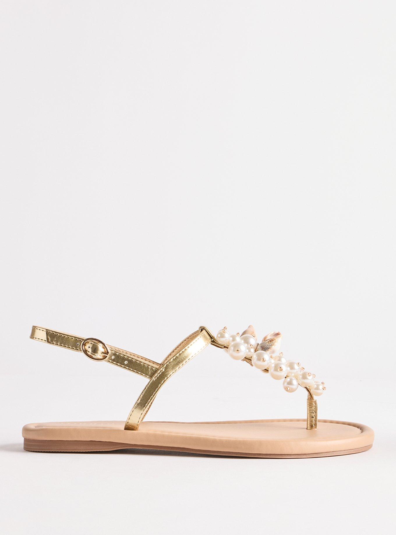 Sea Life T-Strap Sandal (WW), GOLD, alternate