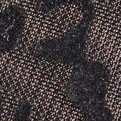 Elastic Ballet Flat (WW), BLACK MESH, swatch