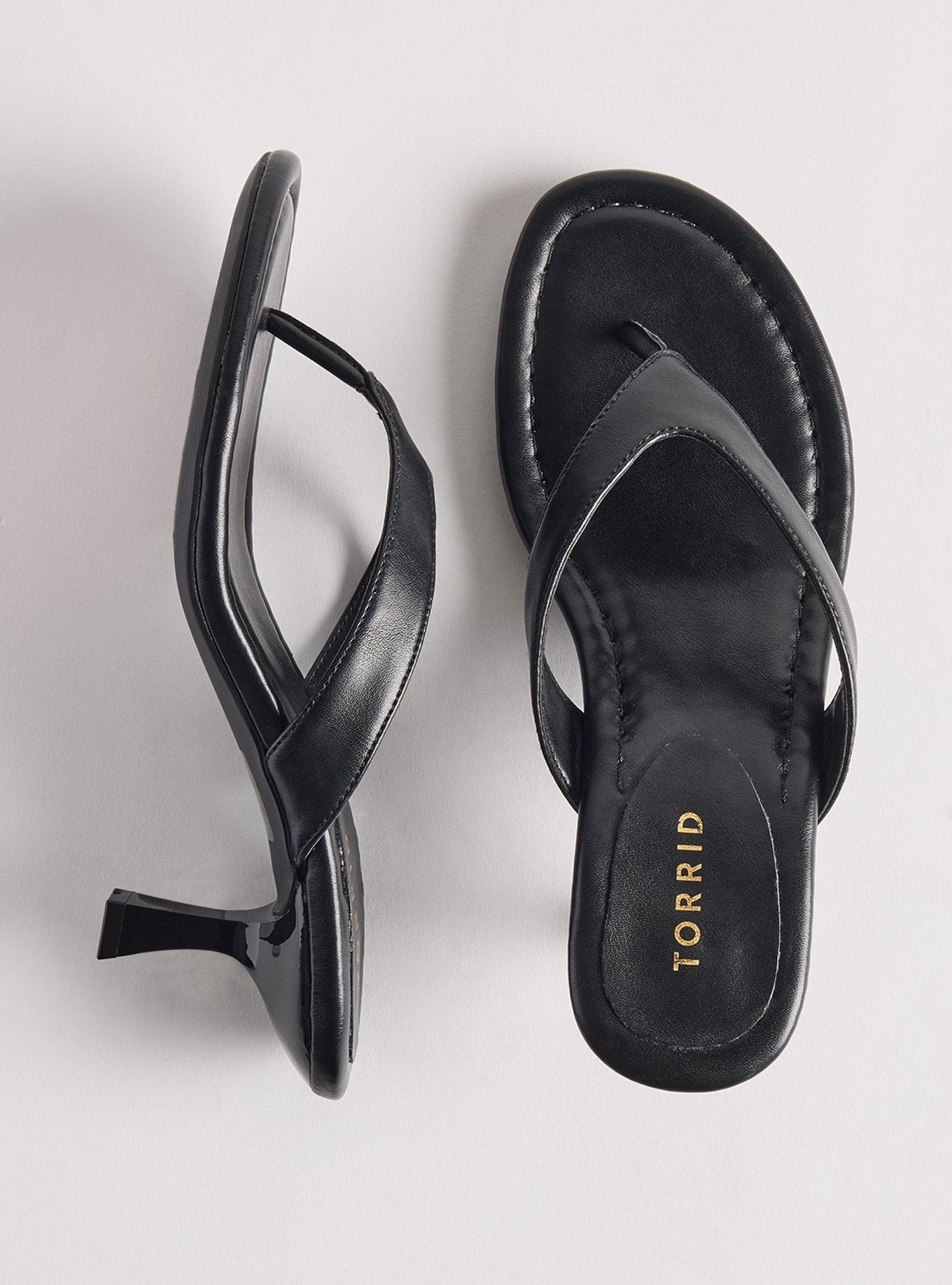 Thong Heel (WW), BLACK, hi-res