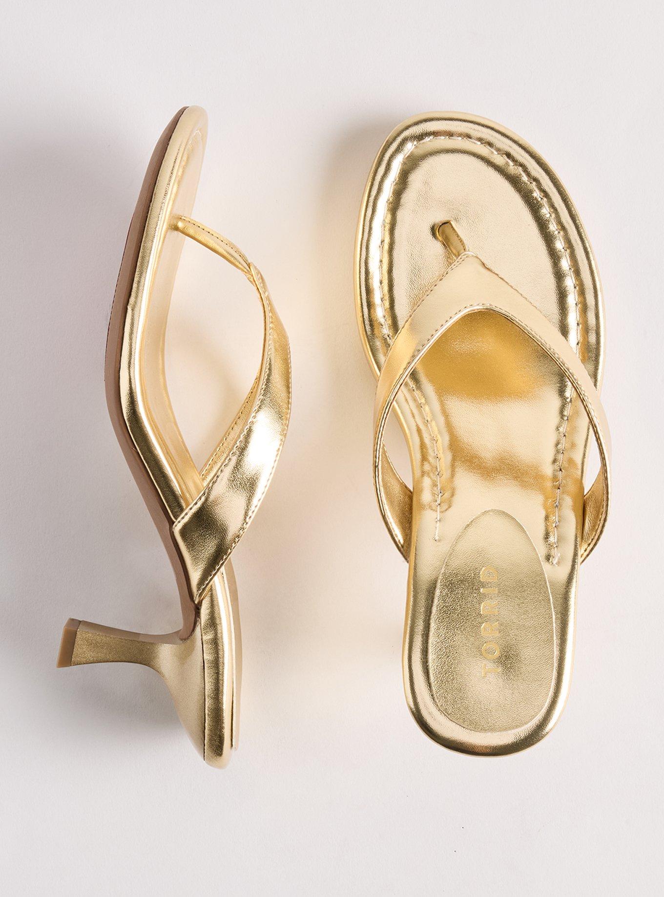 Thong Heel (WW), GOLD, hi-res