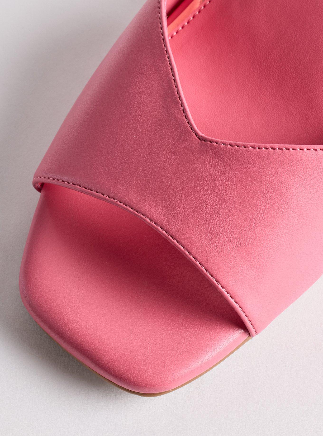 Kitten Heel Mule (WW), PINK, alternate