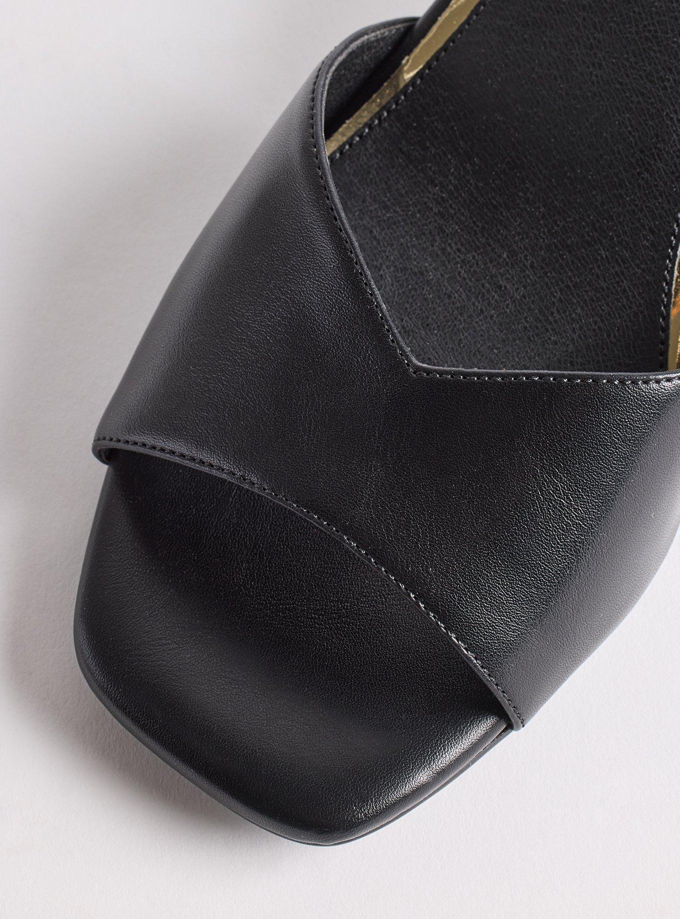 Kitten Heel Mule (WW), BLACK, alternate